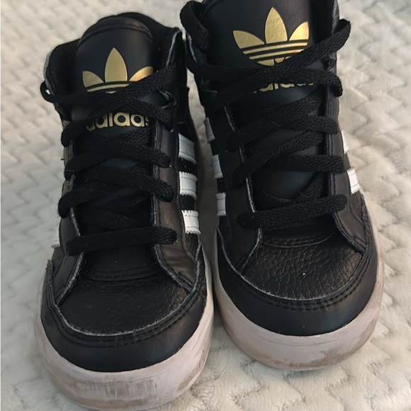 adidas Other - Adidas Kids Black and Gold Sneakers
